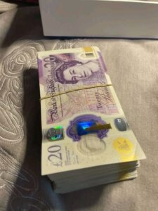 great British pound prop money for movies 