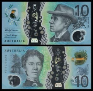 10 dollar australian banknote for movies